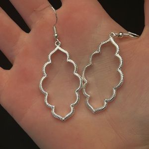 Silver earrings